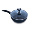 TPR NS Regular Fry Pan with Lid (Black) - 24 cm