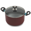 TPR NS Glamour Casserole With Lid IB (Red)-28cm