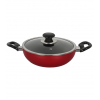 TPR NS Glamour Karai with Lid (Red) - 26 cm
