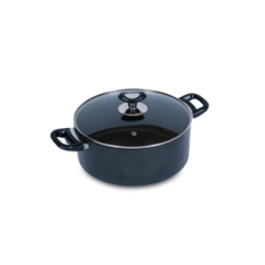 TPR NS Glamour Casserole with Lid (Ash) - 24cm