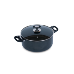TPR NS Glamour Casserole With Lid IB (Ash)-28cm