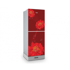 VSN GD Refrigerator RE-217L Red Juhua Flower -TM