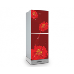 VSN GD Refrigerator RE-200L Red Juhua Flower -TM