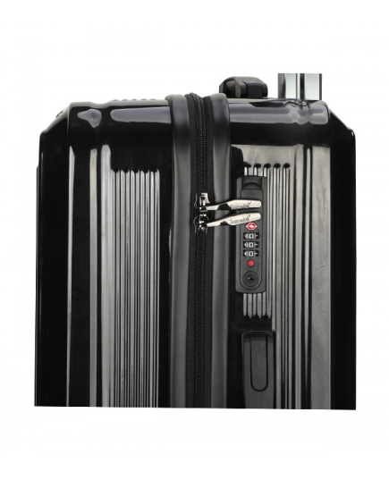 Travello Royal Zipper Luggage 20" Black