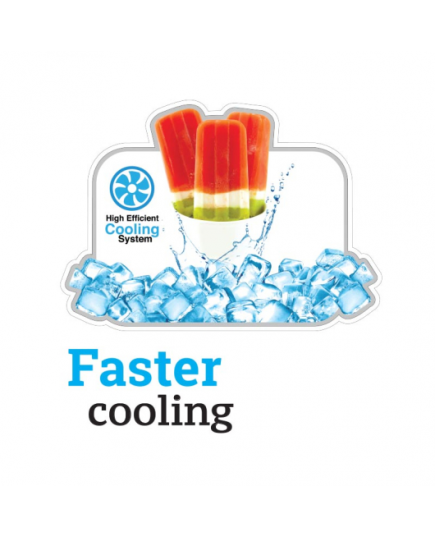 VSN GD Refrigerator RE-252L Mirror Purple FL-BM