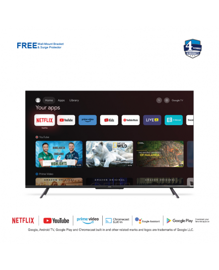 Vision 43" LED TV Google Android 4K RN1 Galaxy Pro