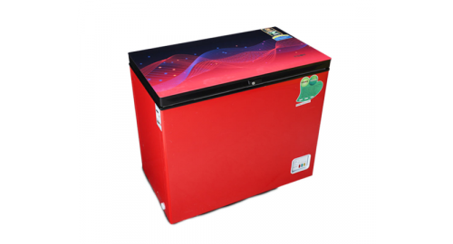 VSN GD Chest Freezer RE-250L Magic Line Maroon