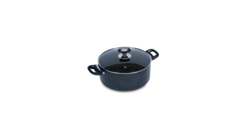 TPR NS Glamour Casserole With Lid IB (Ash)-28cm